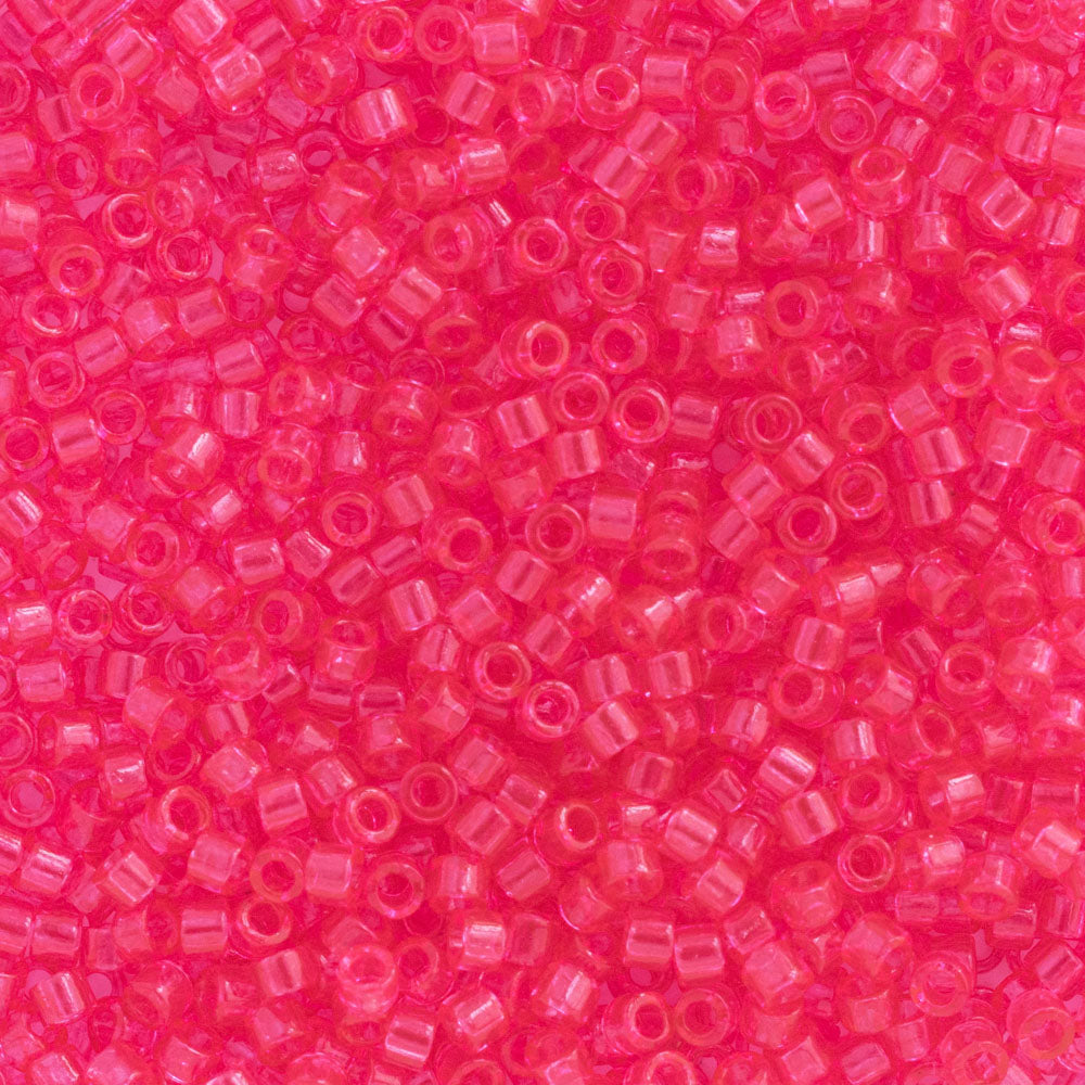 Miyuki Delica Glasperlen "Lined Dark Rose" – Größe 11, Ca. 7,2 G In Der Tube, Perfekt Für Präzise Perlenarbeiten