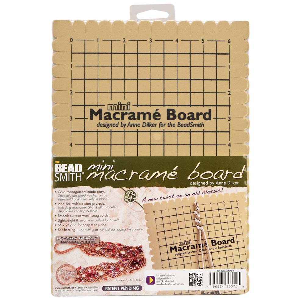 Beadsmith Macrame Board 7.5 x 10.5 Inch