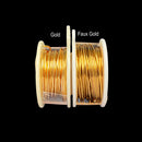 18 Gauge Gold and Faux Gold Comparision