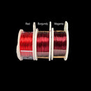 24 Gauge Red, Burgundy and Magenta Comparision