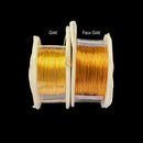 28 Gauge Gold and Faux Gold Comparision