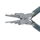 The BeadSmith 6 Step Wire Looping Plier, Makes 2mm - 9mm Loops