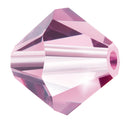 Preciosa - Bicone Crystal Beads 3mm, Light Amethys