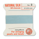 Griffin Silk Bead Cord, Size-3, 0.5mm Thickness, Turquoise, 2 Meters
