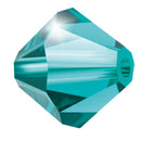 Preciosa - Bicone Crystal Beads 3mm, Blue Zircon