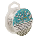 Wire Elements Tarnish Resistant Soft Temper 20 Gauge Wire, Brushed Silver, 6 Yards