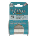 Wire Elements Tarnish Resistant Soft Temper 20 Gauge Wire, Silver, 15 Yards