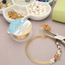 Wire Elements Tarnish Resistant Soft Temper 22 Gauge Wire, Gold, 8 Yards/7.32 Meters