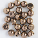 CzechMates - Cabochon Beads 7mm, Bronze