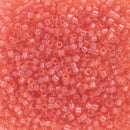 Miyuki Delica Beads Size 11/0 1.6mm,  DB1302 Dyed Transparent Light Peach