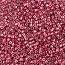 Miyuki Delica Beads Size 11/0 1.6mm, DB428 Galvanized Raspberry