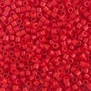 Miyuki Delica Beads Size 10/0 2.2mm, DBM723 Opaque Red