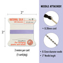 Griffin Silk Bead Cord, Size-0, 0.3mm Thickness, Lilac, 2 Meters