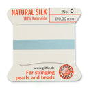 Griffin Silk Bead Cord, Size-0, 0.3mm Thickness, Turquoise, 2 Meters