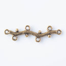 JBB Findings, Branch Connector 29 x 8mm, Antique Brass