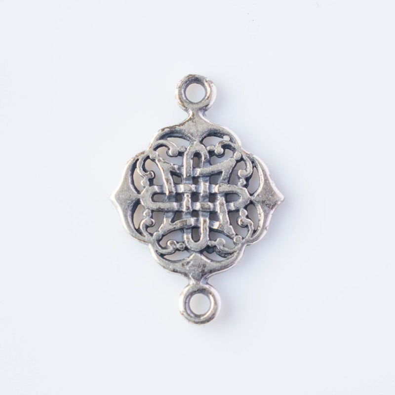 JBB Findings, Celtic Knot Link 22 x 14mm, Antique Silver