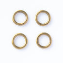 JBB Findings, Closed Jump Ring or Circle Connector, 6mm, Antique Brass