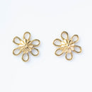 JBB Findings, Flower Connector 10mm, Gold