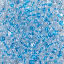 Miyuki Berry Beads 4.5x2.5mm, 1529 Sparkling Sky Blue Lined Crystal