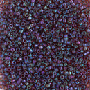 Miyuki Delica Beads Size 11/0 1.6mm, DB104 Transparent Raspberry