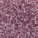 Miyuki Delica Beads Size 11/0 1.6mm, DB1806 Silk Satin Dyed Orchid Silk