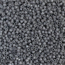 Miyuki Delica Beads Size 11/0 1.6mm, DB2367 Duracoat Opaque Slate Grey