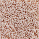 Miyuki Delica Beads Size 11/0 1.6mm, DB354-1 Opaque Matte Blush