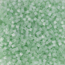 Miyuki Delica Beads Size 11/0 1.6mm, DB828 Silk Satin Mint Green