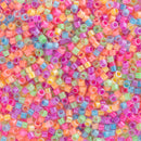 Miyuki Delica Beads Size 11/0 1.6mm, DB-CBMIX124 Neon Party