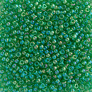 Miyuki Round Seed Beads Size 11/0 2mm,  179L Transparent Light Green AB