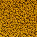Miyuki Round Seed Beads Size 11/0 2mm, 2312 Opaque Matte Mustard