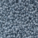Miyuki Round Seed Beads Size 11/0 2mm, 2378 Ceylon Translucent Slate