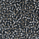 Miyuki Round Seed Beads Size 11/0 2mm, 2426 Silver Lined Montana