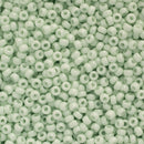 Miyuki Round Seed Beads Size 11/0 2mm, 3318 Opaque Light Mint
