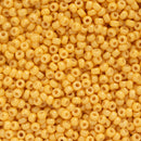 Miyuki Round Seed Beads Size 11/0 2mm, 4452 Duracoat Opaque Banana