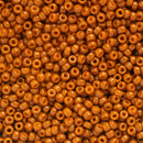 Miyuki Round Seed Beads Size 11/0 2mm, 4458 Duracoat Opaque Persimmon