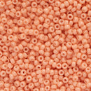 Miyuki Round Seed Beads Size 11/0 2mm, 4461 Duracoat Opaque Tea Rose