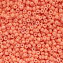 Miyuki Round Seed Beads Size 11/0 2mm, 4462 Duracoat Opaque Dark Salmon