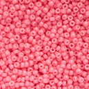 Miyuki Round Seed Beads Size 11/0 2mm, 4467 Duracoat Opaque Carnation