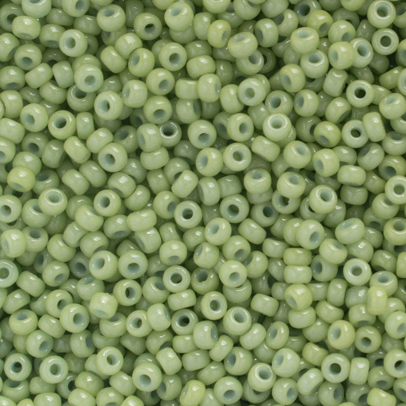 Miyuki Round Seed Beads Size 11/0 2mm, 4473 Duracoat Opaque Dyed Fennel