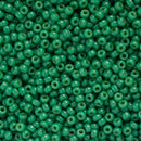 Miyuki Round Seed Beads Size 11/0 2mm, 4477 Duracoat Opaque Dyed Spruce