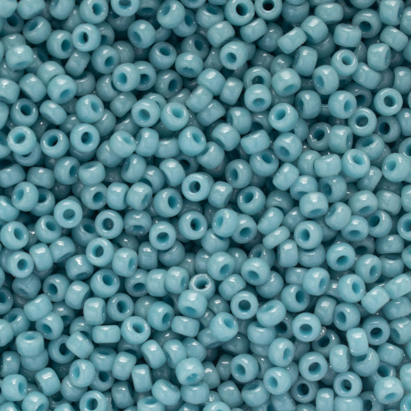 Miyuki Round Seed Beads Size 11/0 2mm, 4479 Duracoat Opaque Dyed Moody Blue