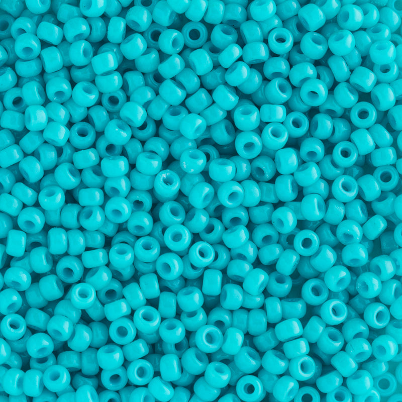 Miyuki Round Seed Beads Size 11/0 2mm, 4480 Duracoat Opaque Underwater Blue