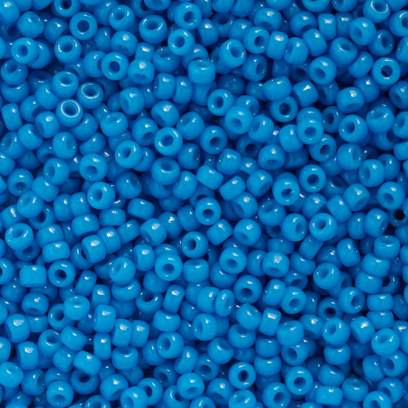 Miyuki Round Seed Beads Size 11/0 2mm, 4484 Duracoat Opaque Delphinium