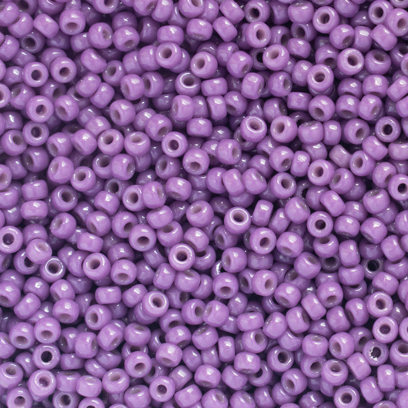 Miyuki Round Seed Beads Size 11/0 2mm, 4490 Duracoat Opaque Anemone