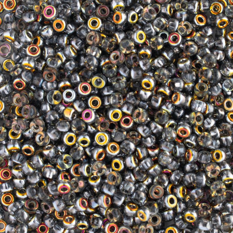 Miyuki Round Seed Beads Size 11/0 2mm, 4551 Czech Coating Crystal Marea