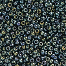Miyuki Round Seed Beads Size 11/0 2mm, 456 Metallic Iris Gunmetal