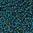 Miyuki Round Seed Beads Size 11/0 2mm, 467 Metallic Iris Indigo