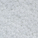 Miyuki Round Seed Beads Size 11/0 2mm, 528 Ceylon White Pearl