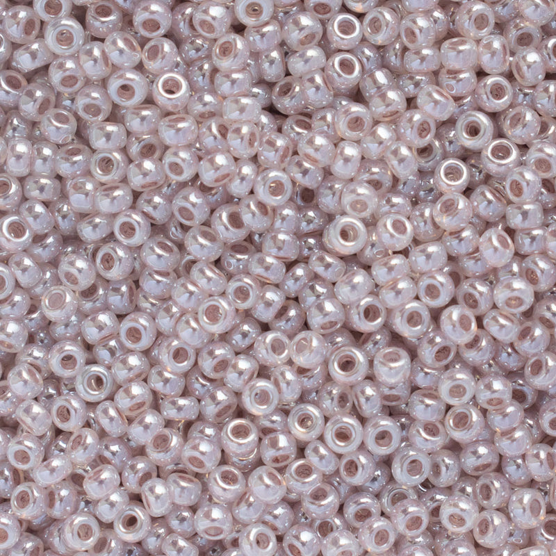 Miyuki Round Seed Beads Size 11/0 2mm, 542 Ceylon Light Mauve